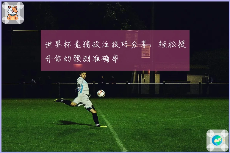 世界杯竞猜投注技巧分享，轻松提升你的预测准确率